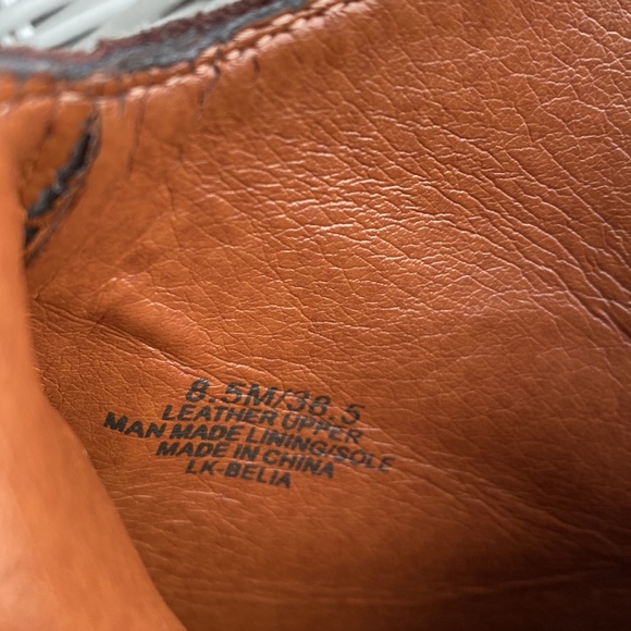 Lucky brand brown leather booties, 8.5 - Picture 8 of 8